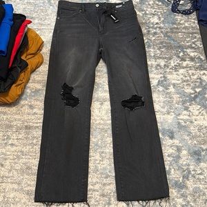 NWT- express modern straight super high rise jean